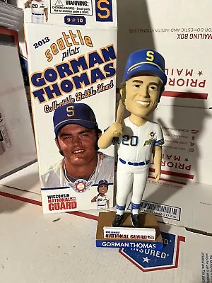 2013 Milwaukee Brewers Seattle Mariners Gorman Thomas Bobblehead In Box • $2.99