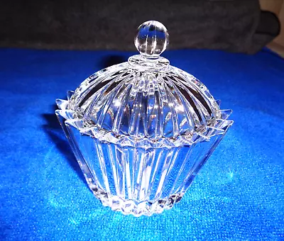 Mikasa Diamond Fire Oval Covered Candy Dish Bowl And Lid With Original Tag ~ EUC • $24.50