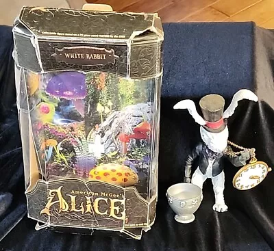 American McGee’s Alice In Wonderland White Rabbit Collectible Figure W/Box 2000 • $42.95