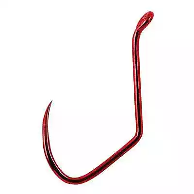 Matzuo 141062-2 Sickle Octopus Hook (Pack Of 25) Red Chrome 2 • $6.17