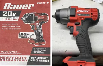 20V Cordless 3/8  Compact Impact Wrench Lightweight DIY Projects Automotive NEW • $79.95