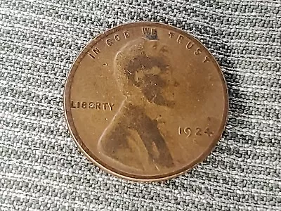 1924 S Lincoln Wheat Cent • $3