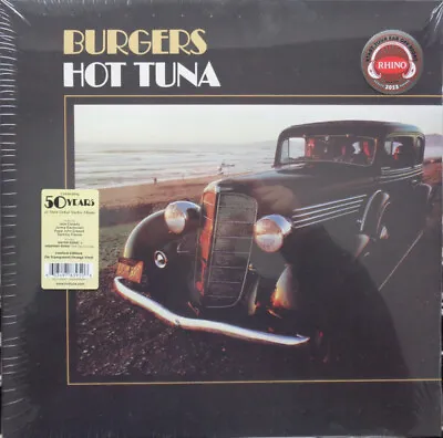 Hot Tuna – Burgers - Orange LP Vinyl Record 12  - NEW Sealed - Classic Rock • $23.45