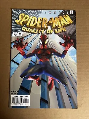 Spider-man Quality Of Life #2 First Print Marvel Comics (2002) Lizard • £2.42