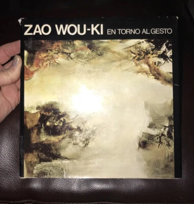 Zao Wou Ki - En Torno Al Gesto - Trilangual Edition Art Book - Spain 1978 -  • $55