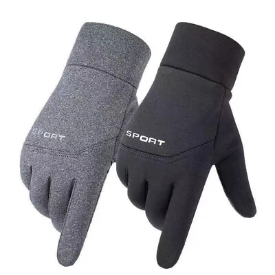 Mens Winter Warm Gloves Windproof Thermal Non-slip Soft Liner Touch Screen Mitt` • $8.49