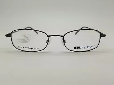 1 Unit New TI Flex Matte Black Eyeglass Frame 49-19-140 #370 • $102