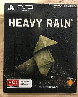 Heavy Rain Special Edition - PS3 PlayStation 3 - Collector's Slip Case • $45