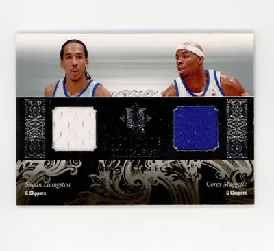 Corey Maggette/Shaun Livingston 2006-07 Ultimate Collection Jersey /75 CLIPPERS • $4.99