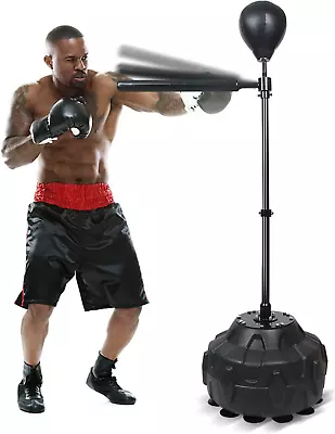 Boxing Speed Trainer Punching Bag Spinning Bar Training Boxing Ball With Reflex • $185.99