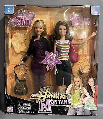 Disney Hannah Montana-Miley Cyrus Gift Set 2 Dolls Disney 2008 ￼New (Read Desc:) • $59.99