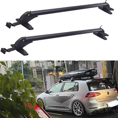 For VW MK5 MK7 43.3  Car Top Roof Rack Cross Bar Aluminum Luggage Carrier+Lock • $128.88