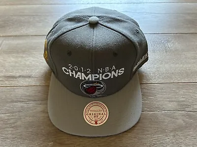 Mitchell & Ness Miami Heat 2012 NBA Champions Snapback Cap Hat • $14.95