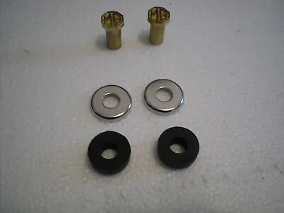 Set/2 Std Brass Valve Cover Nuts  Washers Seals Mg  Standard Valve Covers • $38.95