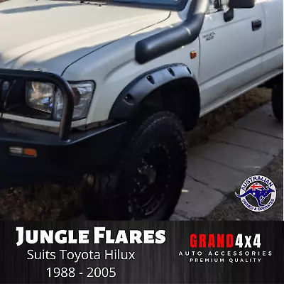 Jungle Front Fender Flares To Suit Toyota Hilux 1988-2005 Guard Cover Wheel Arch • $309