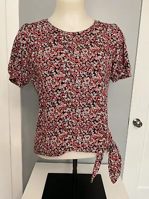 Michael Kors Size L (runs Small) Scoop Neck Short Sleeve Pullover Top • $9.99