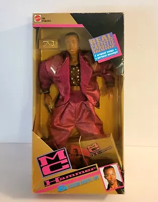 Vintage 1991 MC Hammer Doll W/Exclusive Cassette Tape Glasses Mic  1090 Mattel • $218