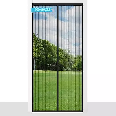 Metal Door Curtain Insect Fly Stopper Blind Screen Doorways 80 X 200 CM UK • £12.99