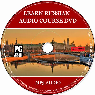 Learn To Speak Russian - Complete Language Training Course On DVD Disk MP3 & PDF • £4.99