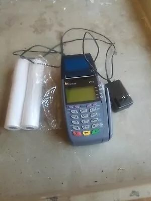 VeriFone Vx510 Dual Comm Credit Card POS Machine - Plus 6 Rolls Paper • $30