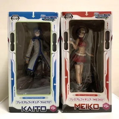 Hatsune Miku Project DIVA Arcade Premium Figure MEIKO KAITO 2 Set Sega Japan • $180.50