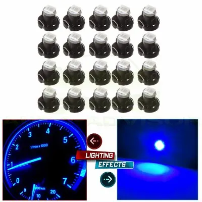 20X Blue T3 Neo Wedge LED Dash A/C Climate Control HVAC Light Bulb 35853-SDA-A01 • $9.99