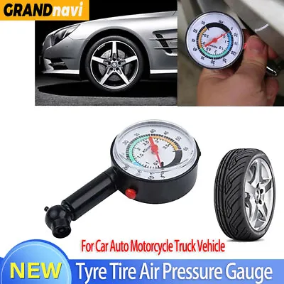 Tyre Tire Air Pressure Gauge Car Auto Motorcycle Truck Vehicle Tester Dial Meter • $3.29