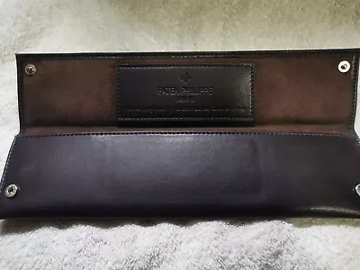 Authentic New Patek Philippe Dark Brown Leather Travel Watch Case/Pouch • $75