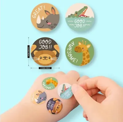 £3.25 • Buy Cute Animal Kids Reward Stickers Teachers Parents Children Praise School Hero