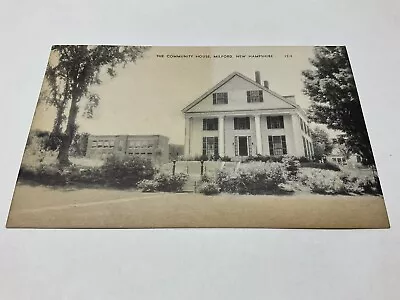 The Community House Milford New Hampshire Postcard PC1-5 • $4.99