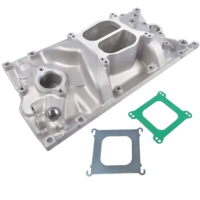 For Chevy Small Block Vortec V8 5.7L/350 Carbureted Dual Plane Intake Manifold • $126