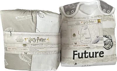 Harry Potter Sleeping Bag / Grow Bag 2.5 Tog 0-6 Months Optional 2 X Sheets BNWT • £14.99