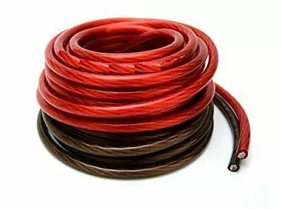 50 Ft - 8 Gauge Power Wire Red High Quality GA Guage Ground AWG 25 Feet Red 25 F • $22.98