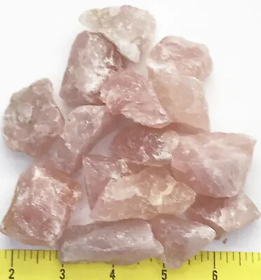 $8.99 • Buy ROSE QUARTZ. Natural Crystals, Size: 1-2  Rough Stones 1 Lb.
