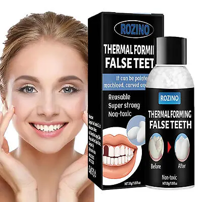 Broken Tooth Repair 30g Thermal Fitting Beads Temporary Moldable False Teeth • $8.82