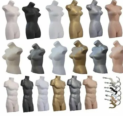 £11.99 • Buy Male Female Kids Hanging Plastic Body Form  Mannequin  Torso Bust Display