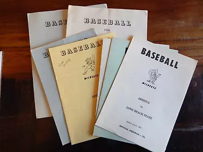 1960's Arizona Wildcats College Baseball Program Lot X 7 Ucla Long Beach State + • $9.99