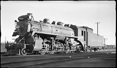 CPR Steam Loco #5149  Calgary Alta. Dec. 1948 Original 616 Size B&W Negative • $6.56