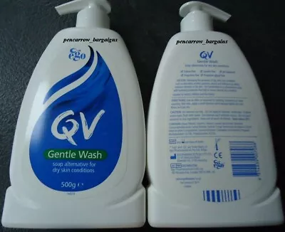 QV Gentle Wash 500g Soap-Free Moisturising Low Irritant PH Balanced Body • £9.45