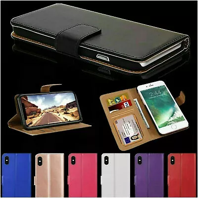 CASE FOR SAMSUNG A10 A10S A11 A12 A22 5G Phone Leather Shockproof Wallet  Cover • £3.50