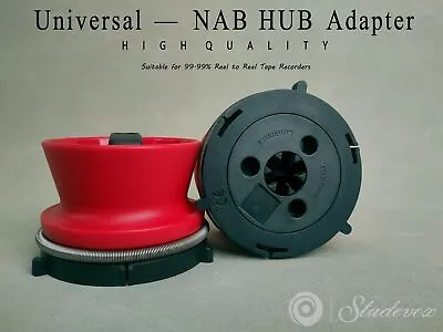 🏆2X Universal NAB HUB Adapters Reel Tape For REVOX A36 B36 C36 D36 E36 F36 G36 • $153.09
