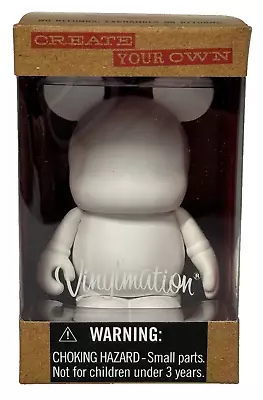 Disney Vinylmation Create Your Own Blank White New In Box No Features Custom 3  • $44.88