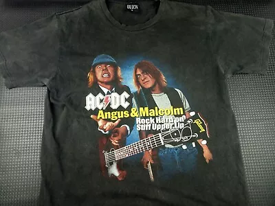AC/DC T-Shirt Rock Hard On Stiff Upper Lip Angus & Malcolm ACDC SHIRT L • $25