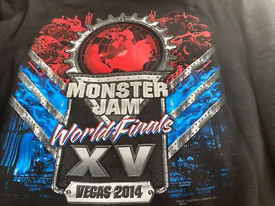 Monster Jam World Finals Vegas 2014 Sweatshirt Hoodie Medium • $28.99