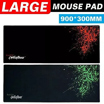 Large MousePad Wireless Gaming Keyboard Pad Razer PC Computer Desktop Mouse Mat • $14.49