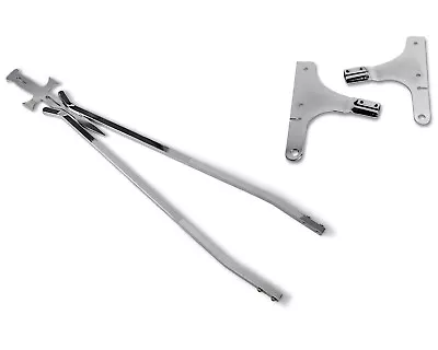 Chrome Daggertude Square 30  Sissy Bar W/ Mounts CYCLE VISIONS CV-8009 & CV-8075 • $313.95