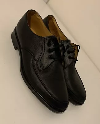 Db Extrawide Fitting Mens Black Leather Shoes -11- Made In Eng Good Condition • £19.99