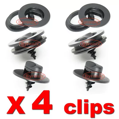 Vw Floor Mat Carpet Screw Clips Screws Plastic Turn Lock Twist Oval Hole Rings • $10.75