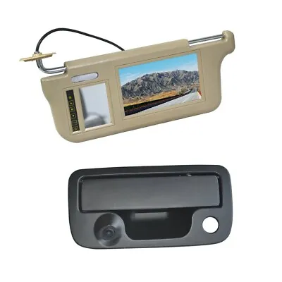 Sun Visor Rear View Mirror Monitor & Reversing Camera For VW Volkswagen Amarok • $199