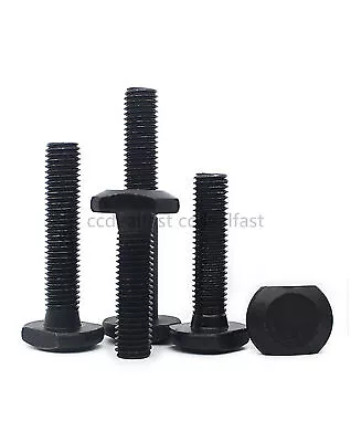 Black 8.8 Steel T-Slot Bolts T-Slot Screws M8 M10 M12 M14 M16 M18 M20 M30 • $15.72